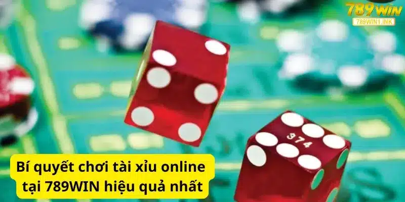 Bí quyết chơi tài xỉu online tại 789WIN hiệu quả nhất